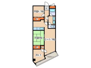 カ-サピノ【4階】の間取り