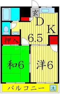 ティシャトル【1階】の間取り
