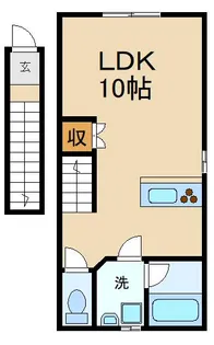 大阪府枚方市長尾家具町1【アパート】の間取り