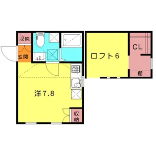 プリマ十七番館【1階】の間取り