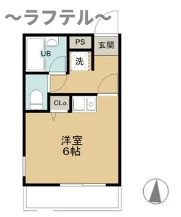 モンシャトー参番館【2階】の間取り