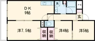 清和マンション【3階】の間取り
