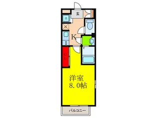 MASU no 茨木【2階】の間取り