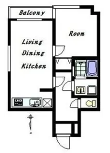 クロノス高尾South【2階】の間取り