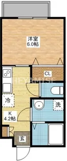 アミティシーボルト通り【2階】の間取り