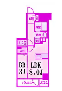 スターヒルズ関内【7階】の間取り