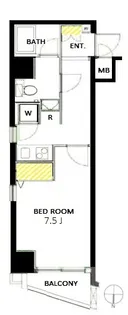 東京都新宿区山吹町【マンション】の間取り