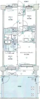 ベルジュール大宮【1階】の間取り