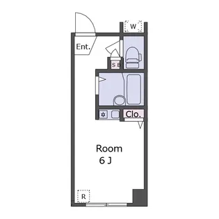 1Rの間取り画像