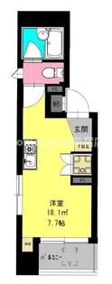 東京都荒川区西日暮里1【マンション】の間取り