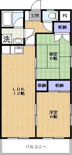 グランドゥール【4階】の間取り