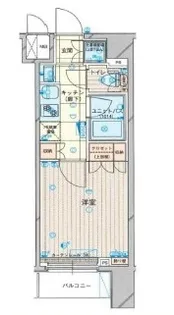 ルーブル仲六郷弐番館【5階】の間取り