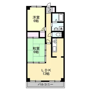 ダイヤメゾン戸田公園【4階】の間取り