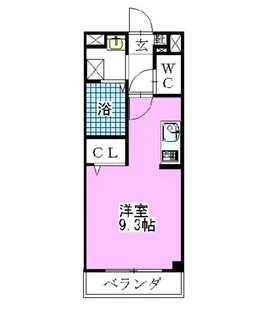イワセヴィラ【3階】の間取り