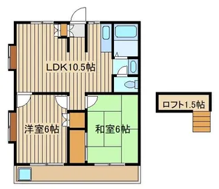東京都練馬区大泉学園町2【アパート】の間取り