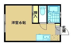 モーニングハイツ【1階】の間取り