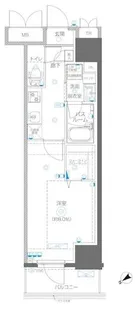 東京都荒川区南千住1【マンション】の間取り