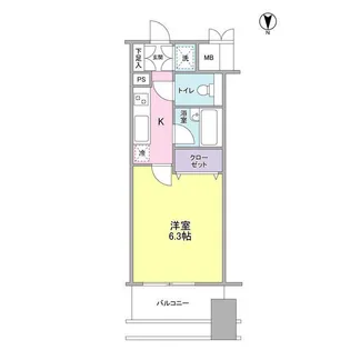 東京都渋谷区広尾1【マンション】の間取り