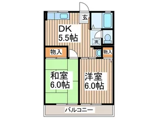 シティハイムヤスダの間取り