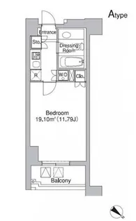 レジディア市ヶ谷II【3階】の間取り