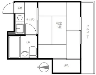 双葉コーポ【2階】の間取り
