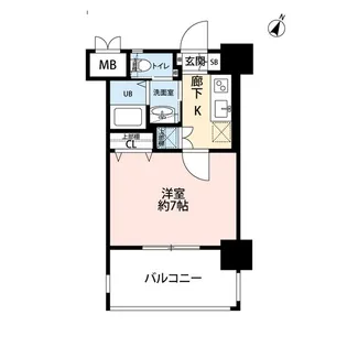 福岡県福岡市博多区吉塚6【マンション】の間取り