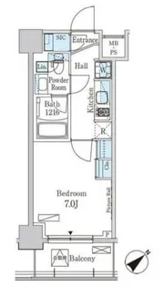 パークアクシス大塚ガーデンスクエア【4階】の間取り