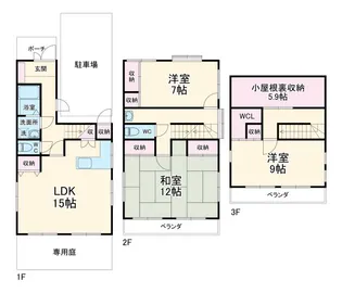 埼玉県さいたま市西区三橋5【一戸建】の間取り