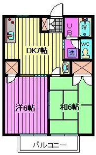 レジデンス北浦和【2階】の間取り