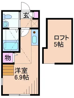グランソレイユ大倉山【2階】の間取り