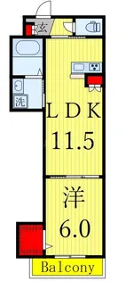 kihachi west【1階】の間取り
