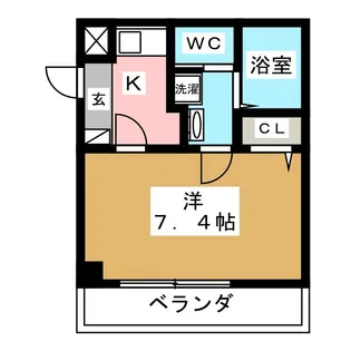 ディアコート【2階】の間取り