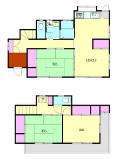 神奈川県小田原市板橋【一戸建】の間取り