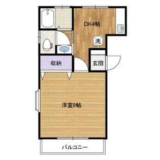 エルヴィーナ宮津台A棟【2階】の間取り