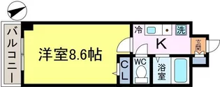 阿部松島マンション【1階】の間取り