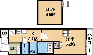 Cherry tree【2階】の間取り