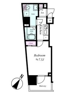 エルミタージュ大塚【2階】の間取り