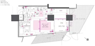 ZOOM中目黒【1階】の間取り