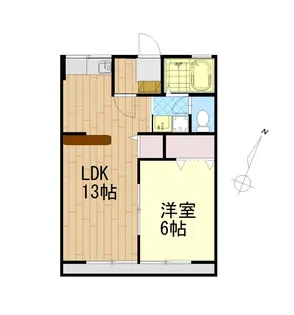 エイティーI【2階】の間取り