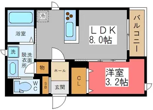 東京都渋谷区本町5【アパート】の間取り