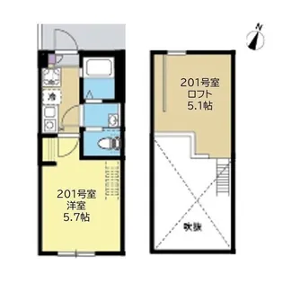 C.B.Grey.東林間【2階】の間取り