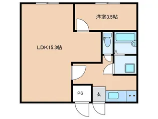 仮)京町プレイスレジデンスI【3階】の間取り