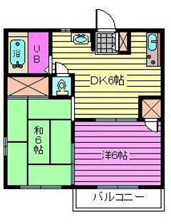 エスコートA・B【1階】の間取り