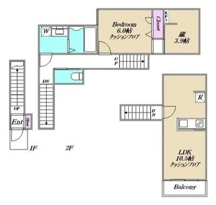 ローズ コートの間取り
