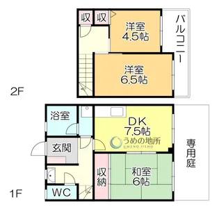 桜ハイツI【1階】の間取り