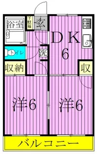 ヒデパレス【1階】の間取り