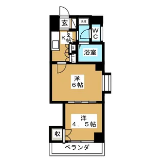 ハルコートセブン【2階】の間取り