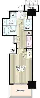 オーチャード【4階】の間取り