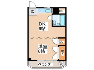 マンションアイダ【2階】の間取り