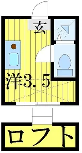 テラス京成高砂【2階】の間取り